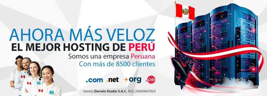 Servicio de hosting y dominio